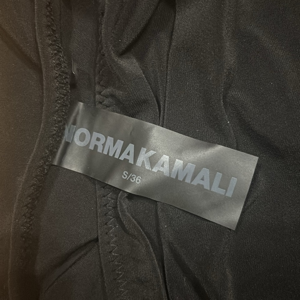 Norma Kamali Black One Shoulder Dress - Picture 7 of 8
